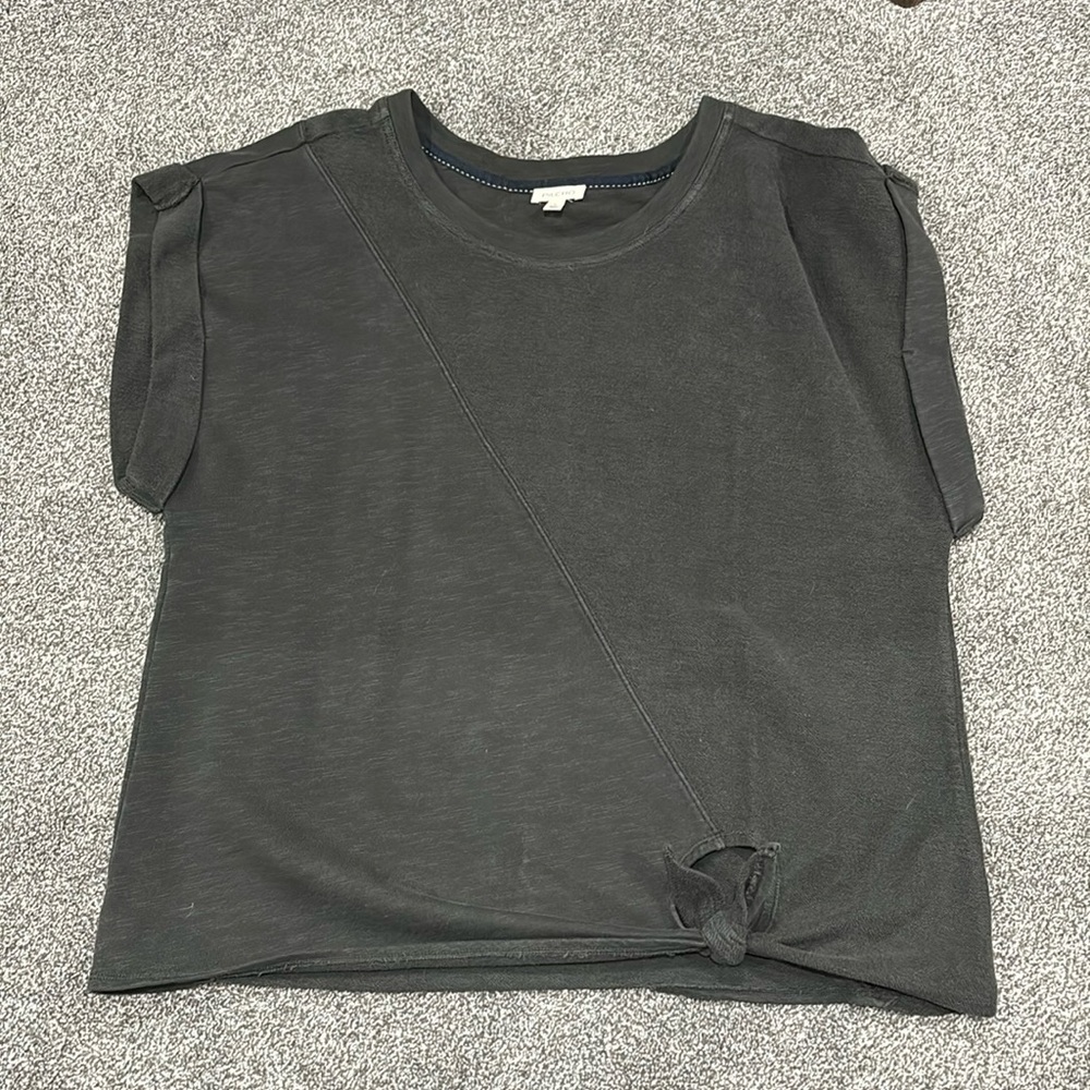 Black Shirt with little Tie Not